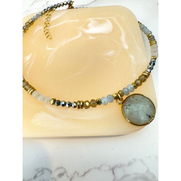 Vintage Loft Nephrite Chocker - Picture 2 of 6
